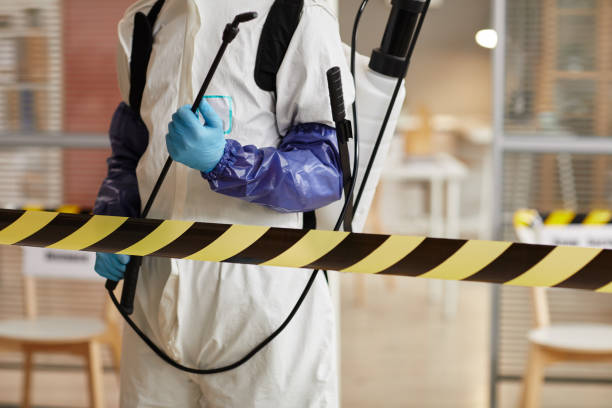 Professional Biohazard technician working in Howard City, MI